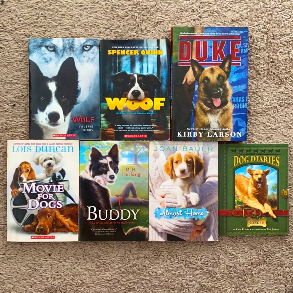 Assortments of dog books!! $5 each.